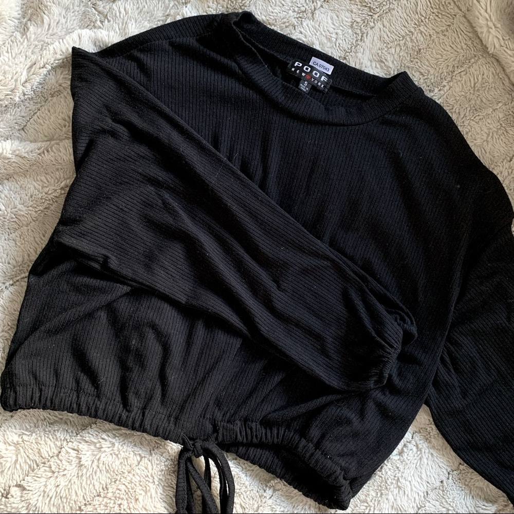 Black Long Sleeve Top